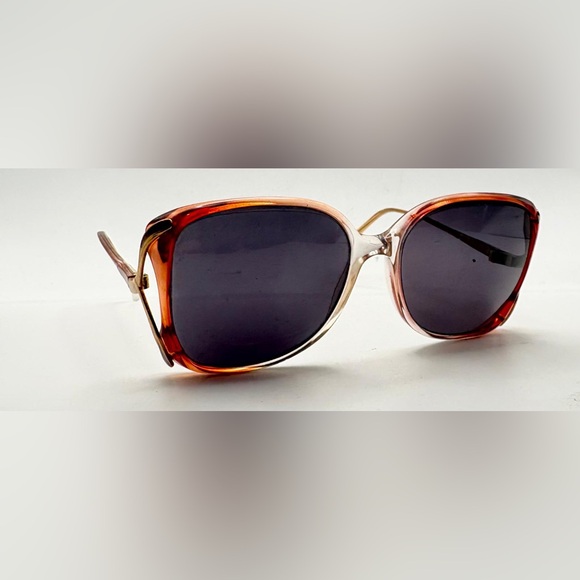 Vintage Maxie Brown Translucent Oval Sunglasses Frames Only